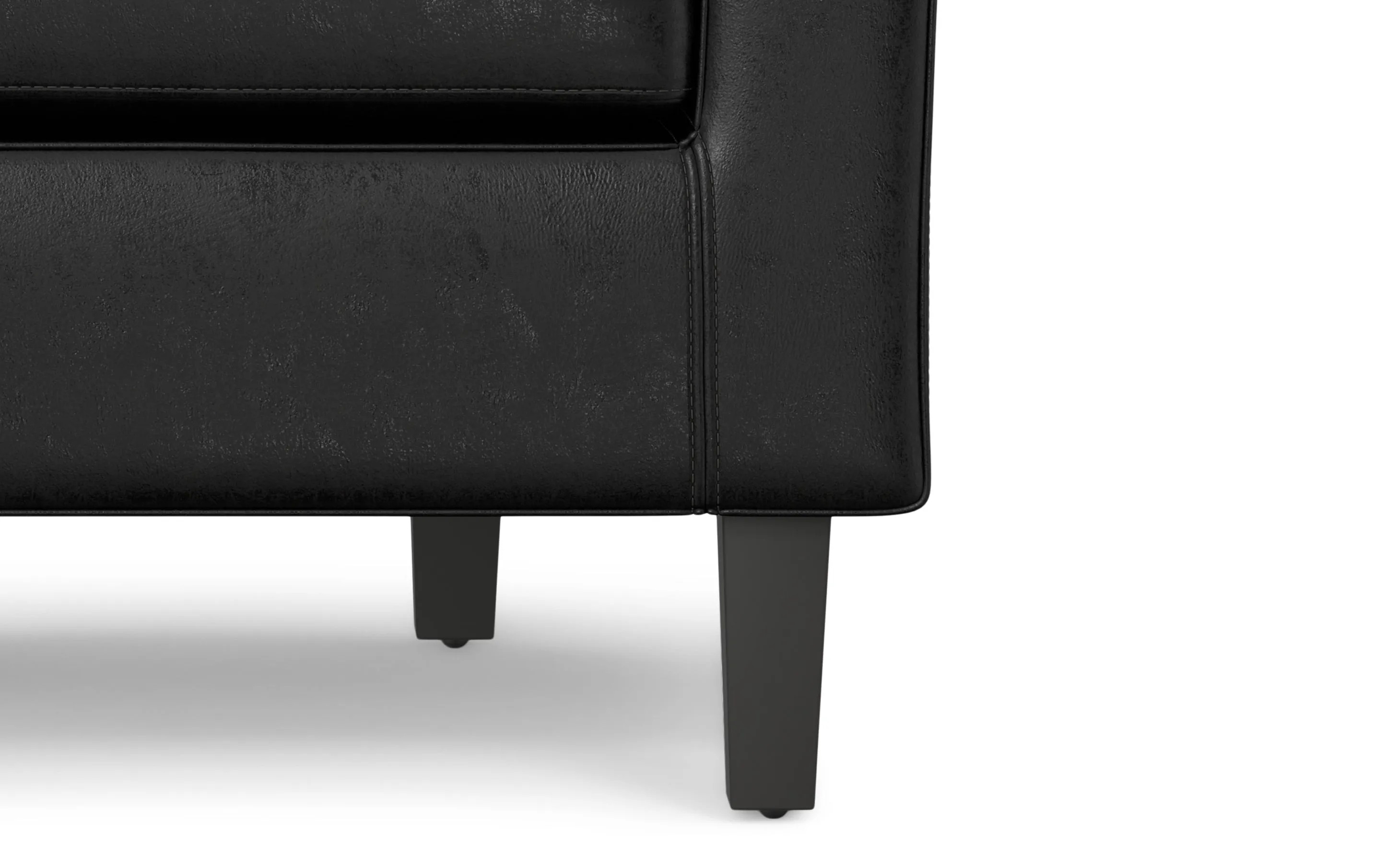 Austin Accent Chair in Distressed Vegan Leather