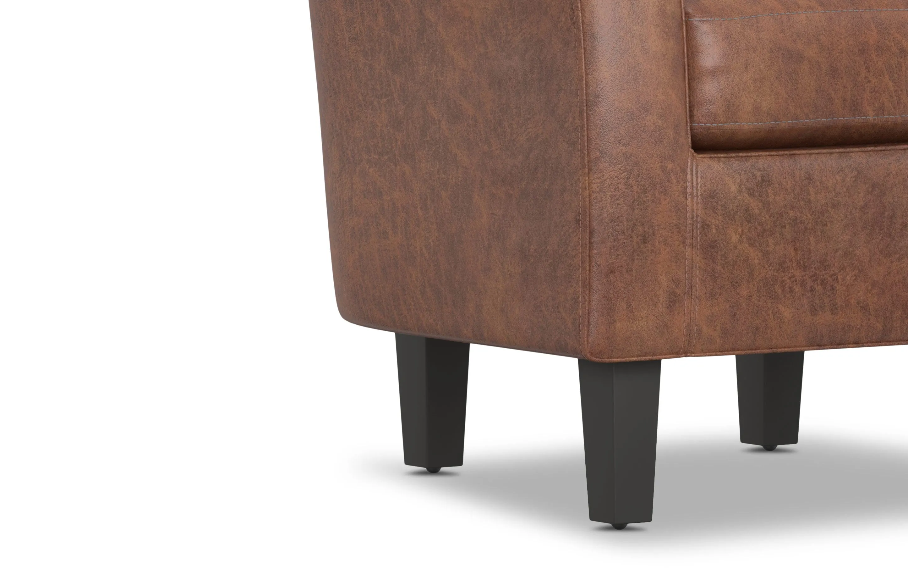 Austin Accent Chair in Distressed Vegan Leather