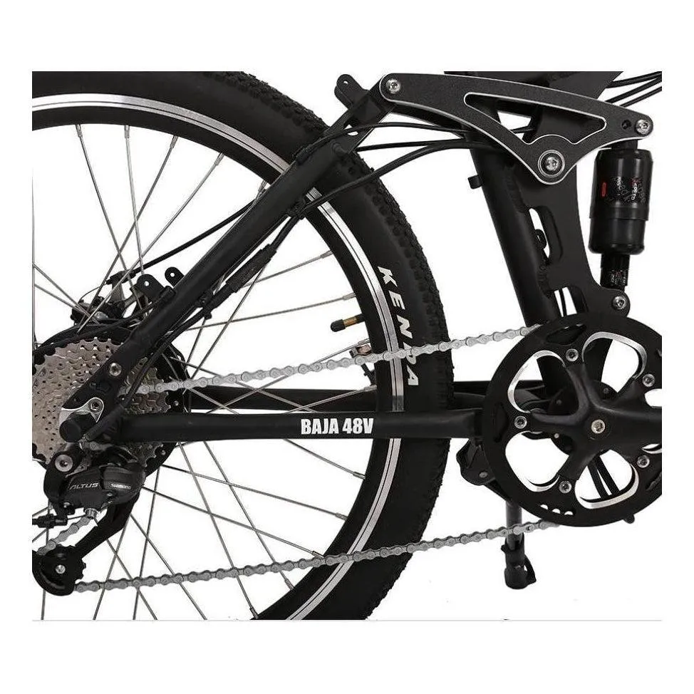 Baja Folding 48 Volt Lithium Powered Electric Bike