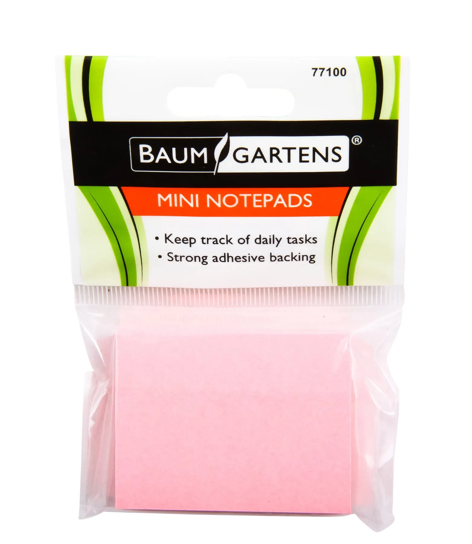 Baumgartens Adhesive Mini Notepad ASSORTED Colors (77100)