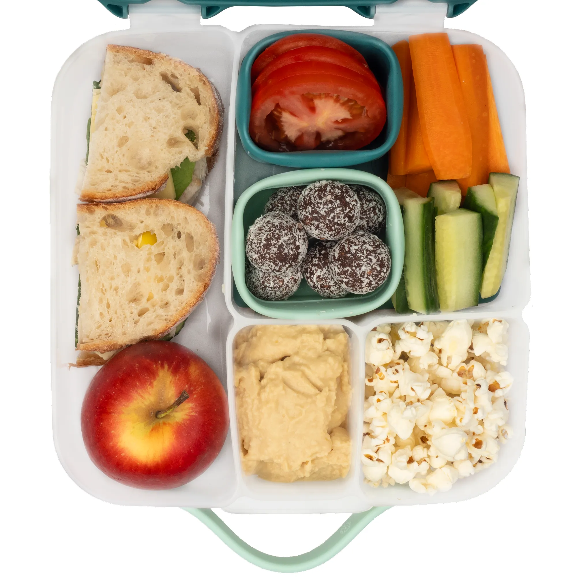 b.box Silicone Snack Cups - Forest