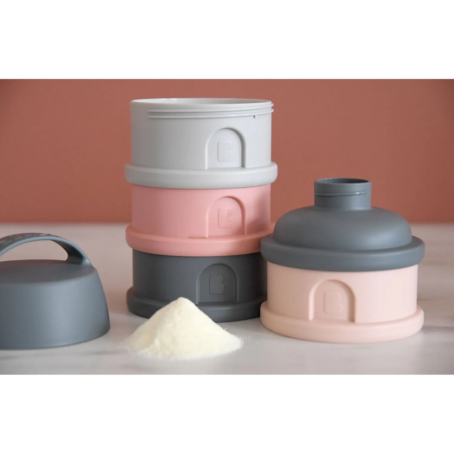 Beaba Formula and Snack Container - Pink