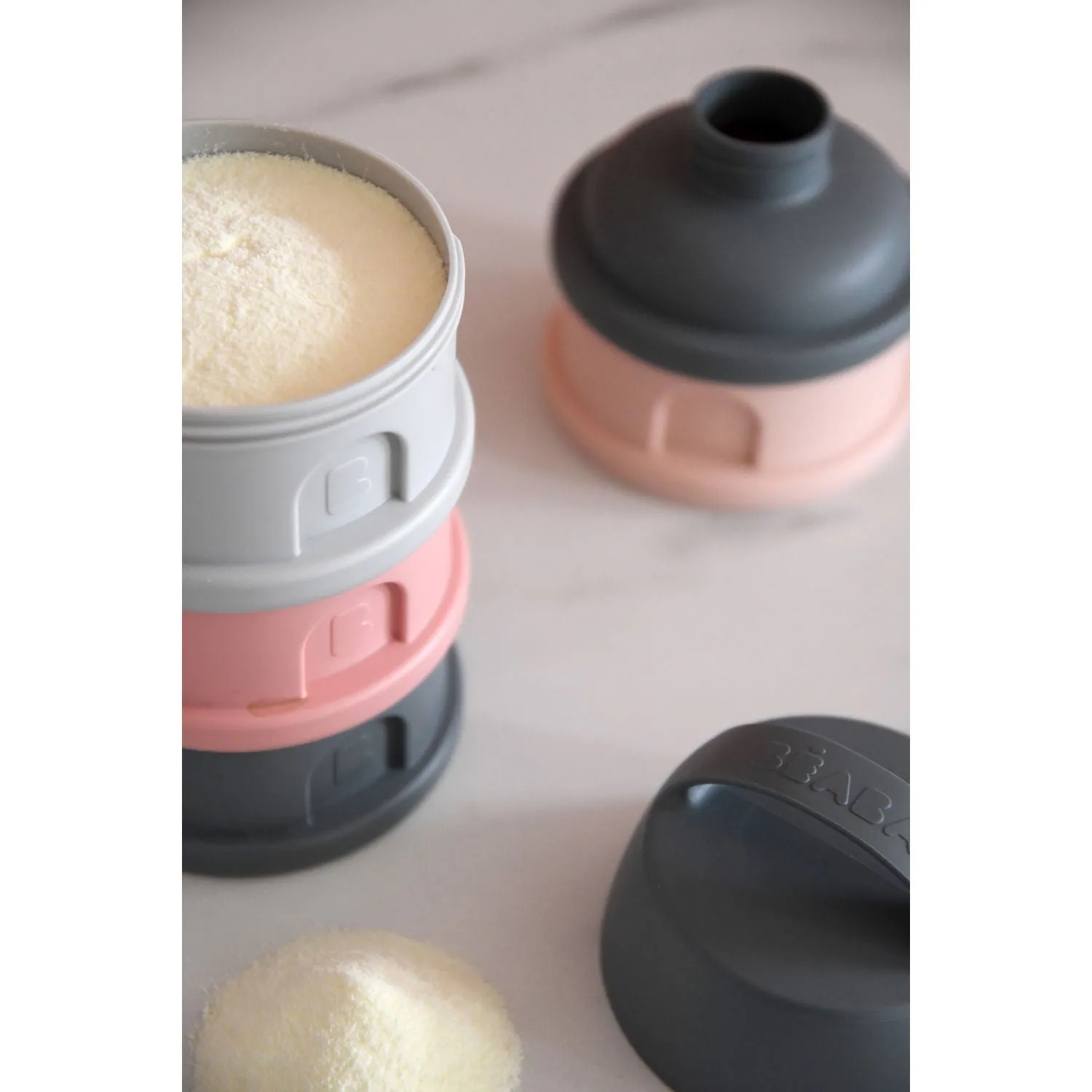 Beaba Formula and Snack Container - Pink