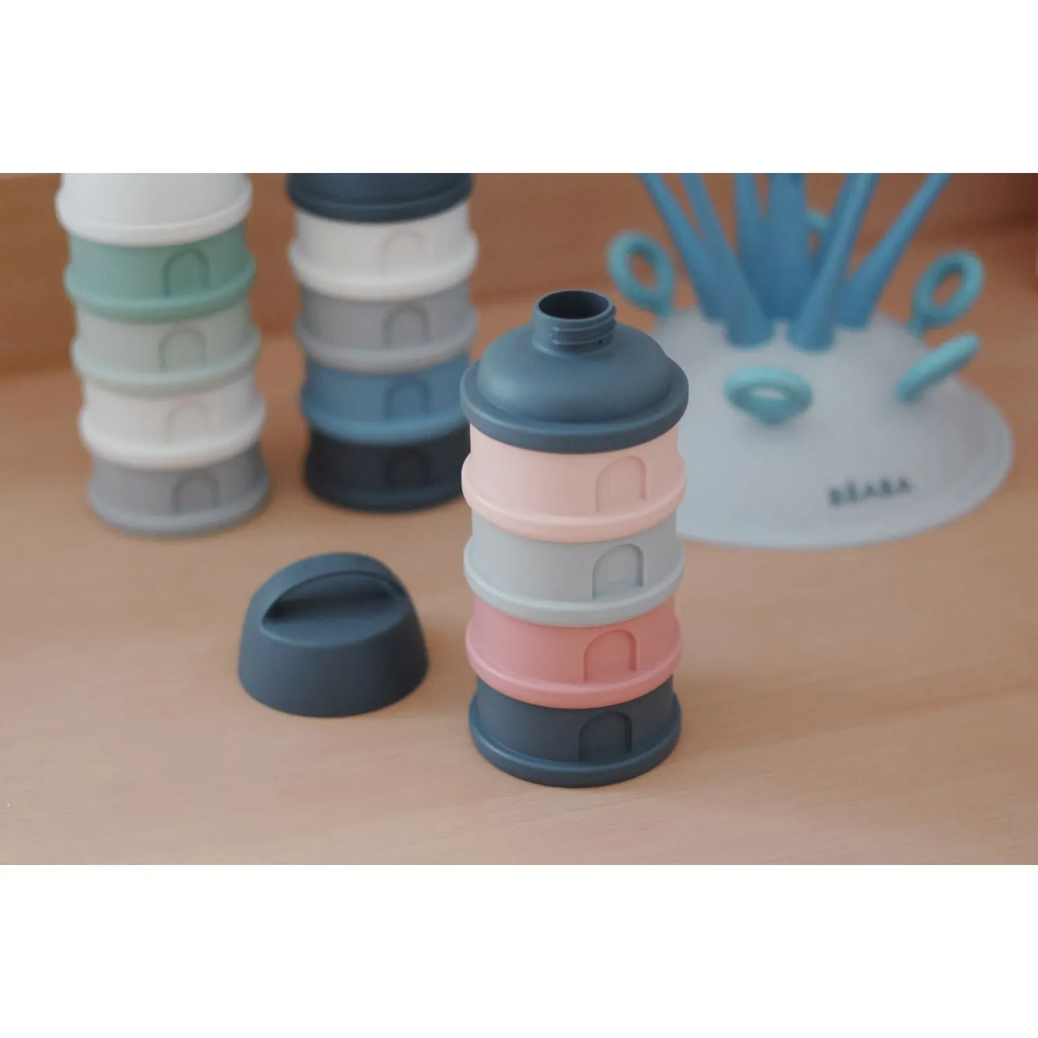 Beaba Formula and Snack Container - Pink