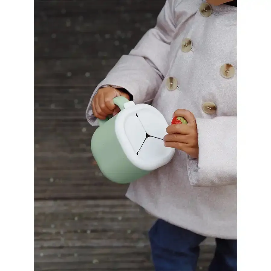 Beaba Pick 'N' Snack Silicone Snack Cup (Sage Green)
