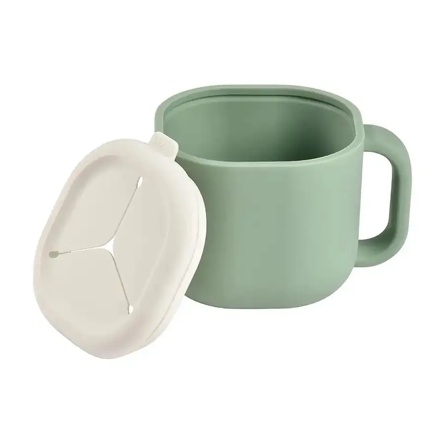 Beaba Pick 'N' Snack Silicone Snack Cup (Sage Green)