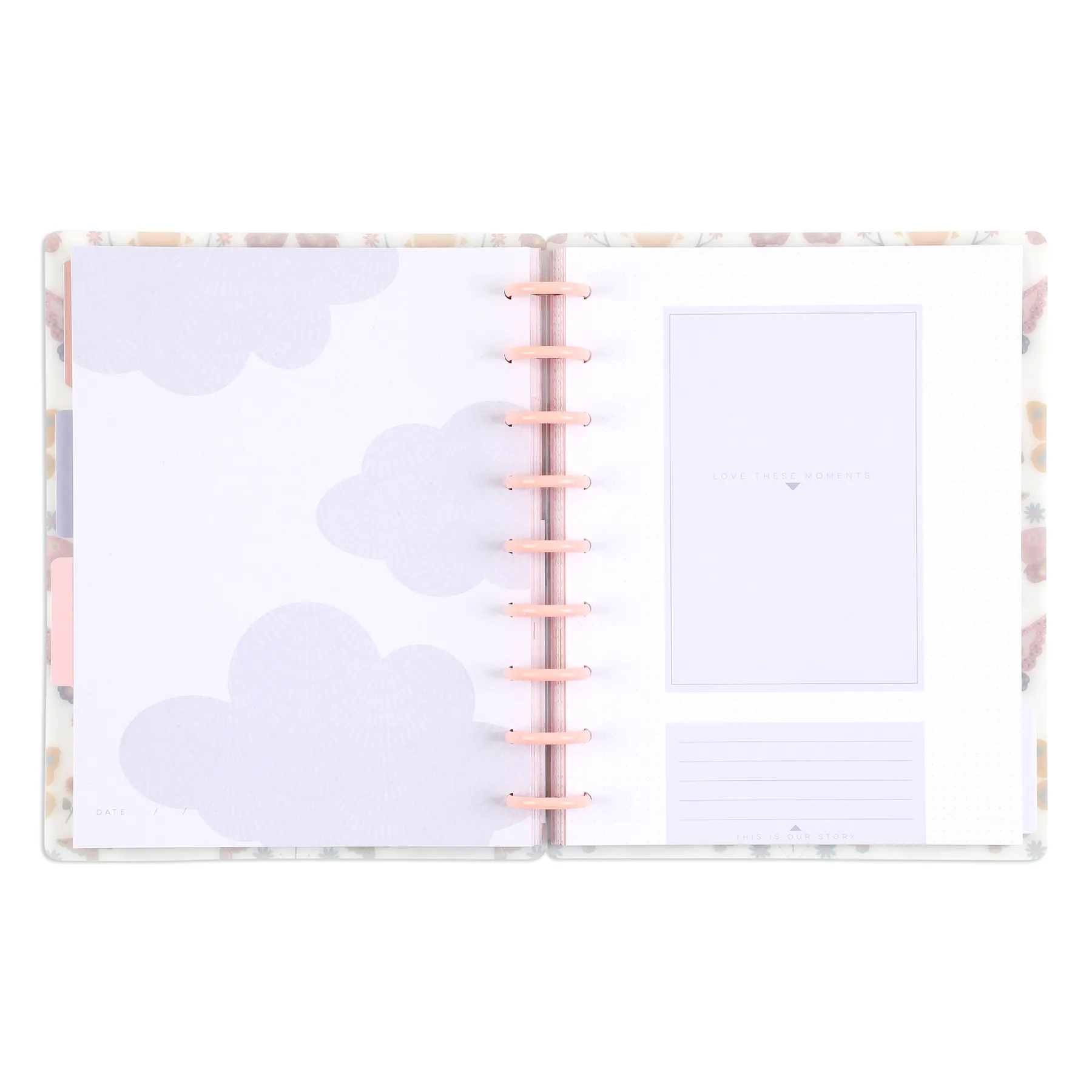 Beloved Butterflies Baby - Classic Happy Memory Keeping Photo Journal - 80 Sheets