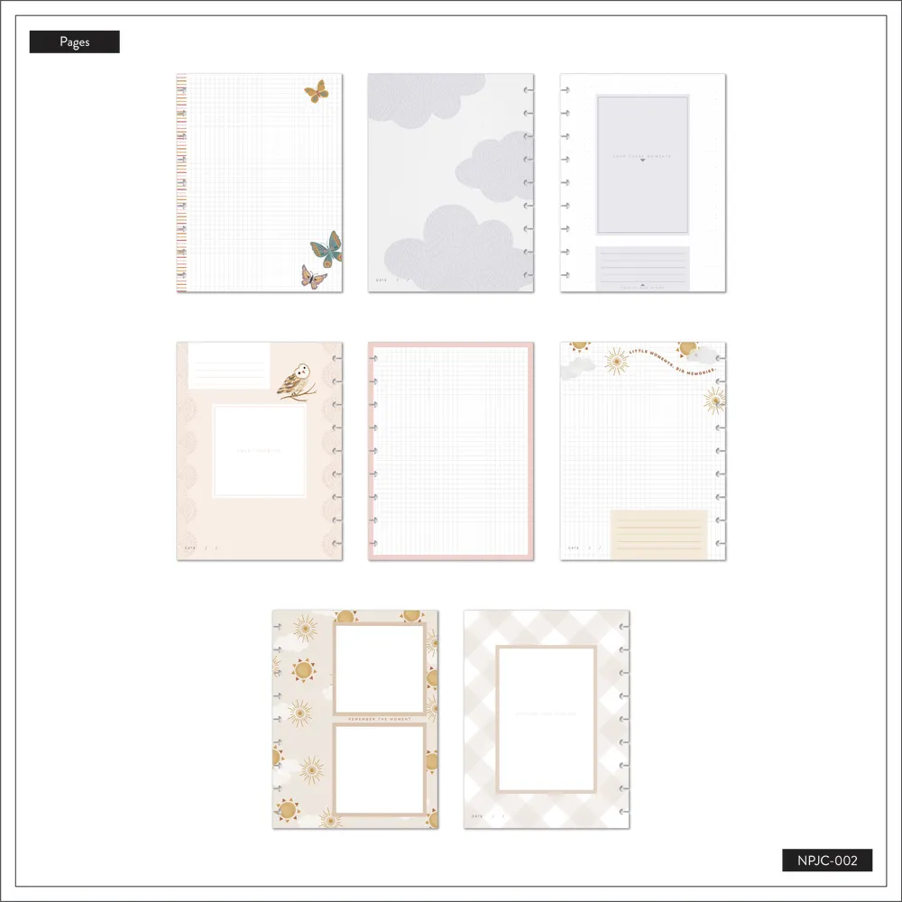 Beloved Butterflies Baby - Classic Happy Memory Keeping Photo Journal - 80 Sheets