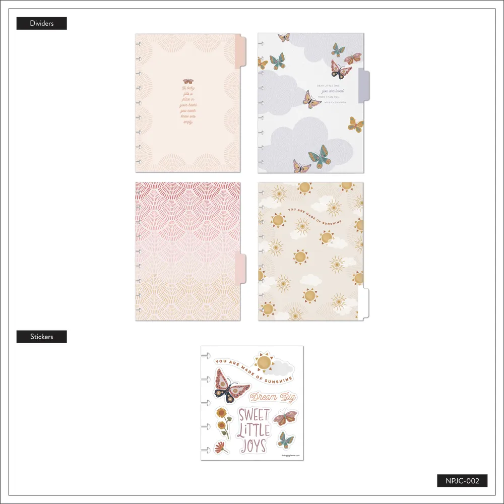 Beloved Butterflies Baby - Classic Happy Memory Keeping Photo Journal - 80 Sheets