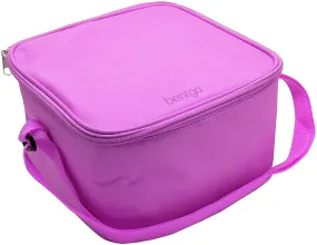 Bentgo Classic Bag (Purple) - Insulated Lunch Bag Keeps Food Cold On the Go - Fits the Bentgo Classic Lunch Box, Bentgo Cup, Bentgo Sauce Dippers and an Ice Pack - Works With Other Food Storage Boxes