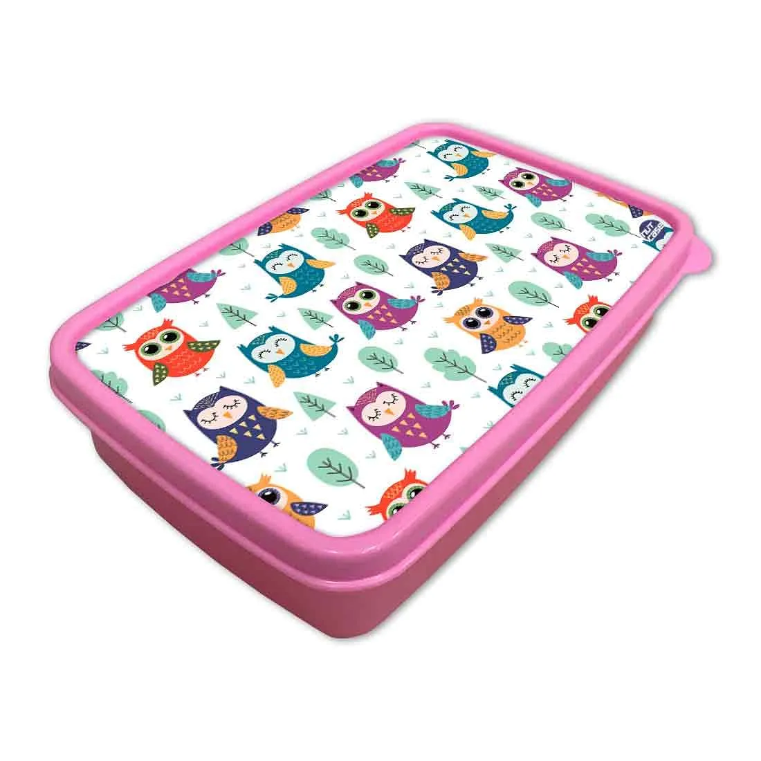 Best Lunch Containers for Girls School Snacks Serving Box - Owl