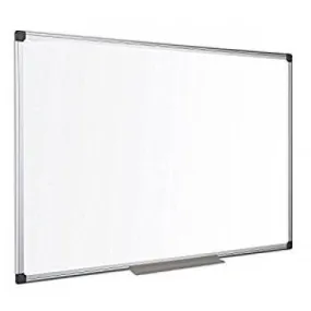 Bi-Office Non-Magnetic Whiteboard Aluminium Frame 60x90cm