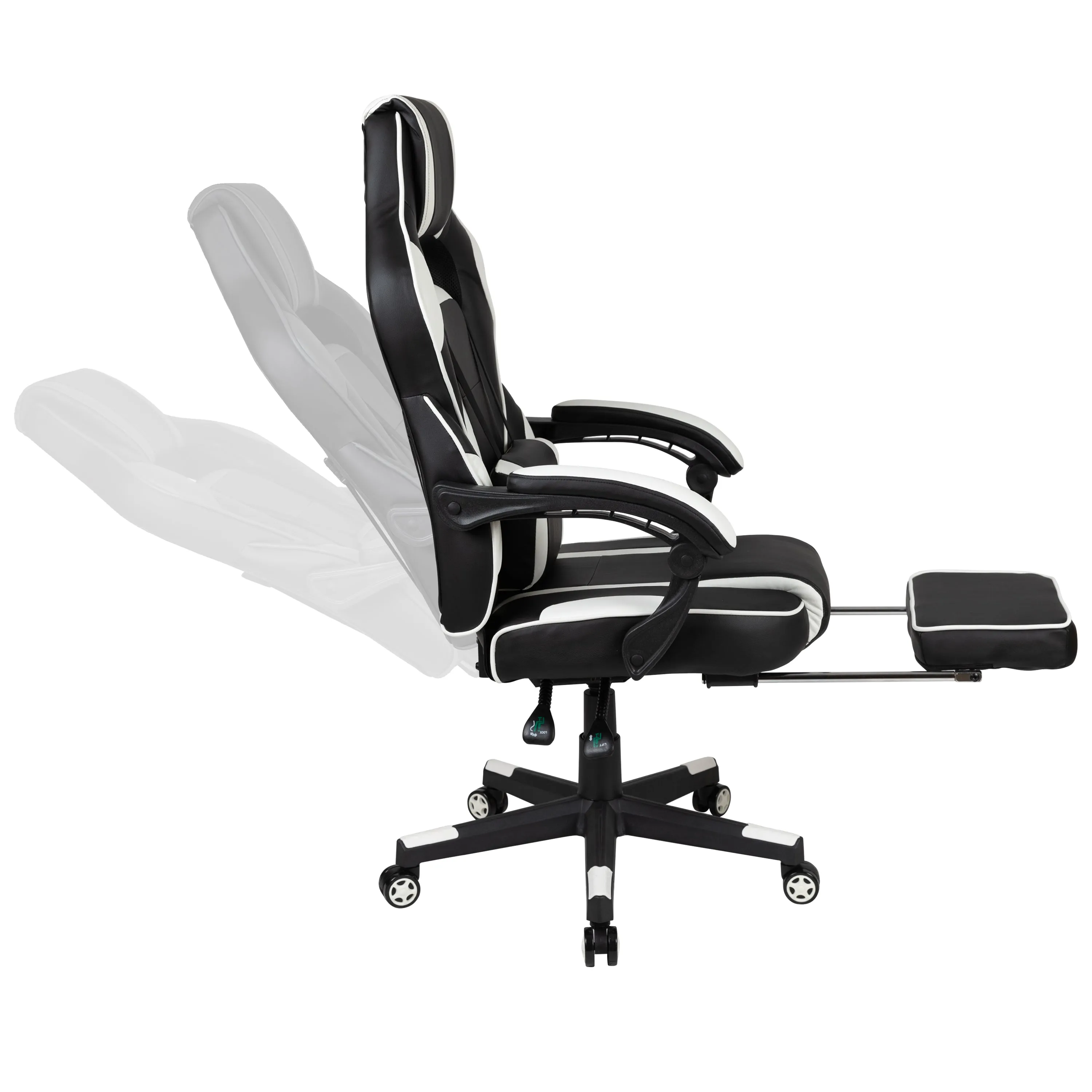 Black Gaming Desk & Chair Set BLN-X40RSG1031-WH-GG