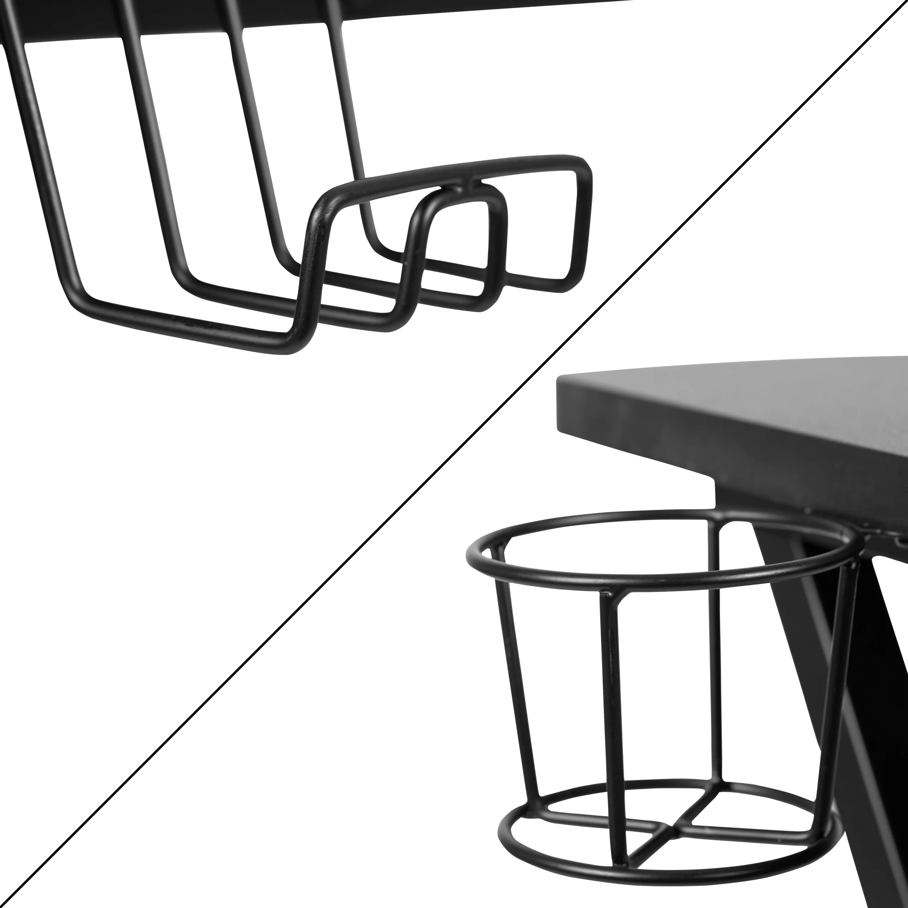 Black Gaming Desk & Chair Set BLN-X40RSG1031-WH-GG
