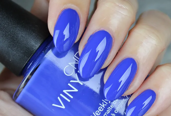 Blue Eyeshadow * CND Vinylux