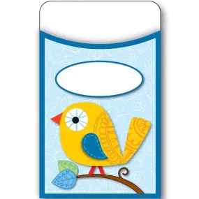 Boho Birds Library Pockets