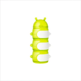 Boon Caterpillar Snack Stack Container in Green/White