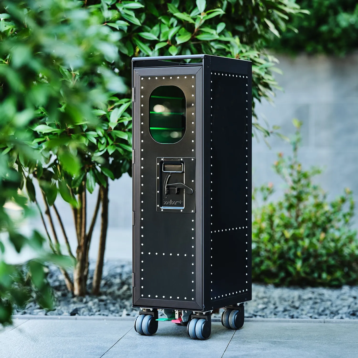 bordbar | rivet rocker trolley black | ensemble
