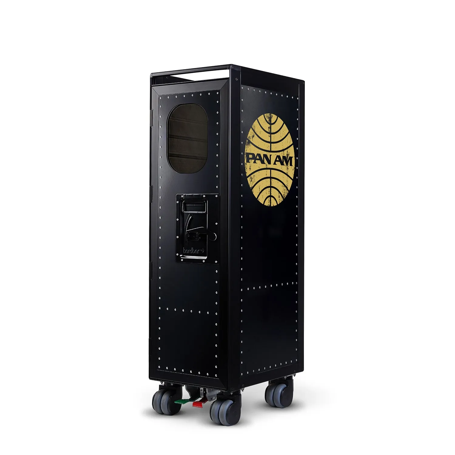 bordbar | rivet rocker trolley black | ensemble
