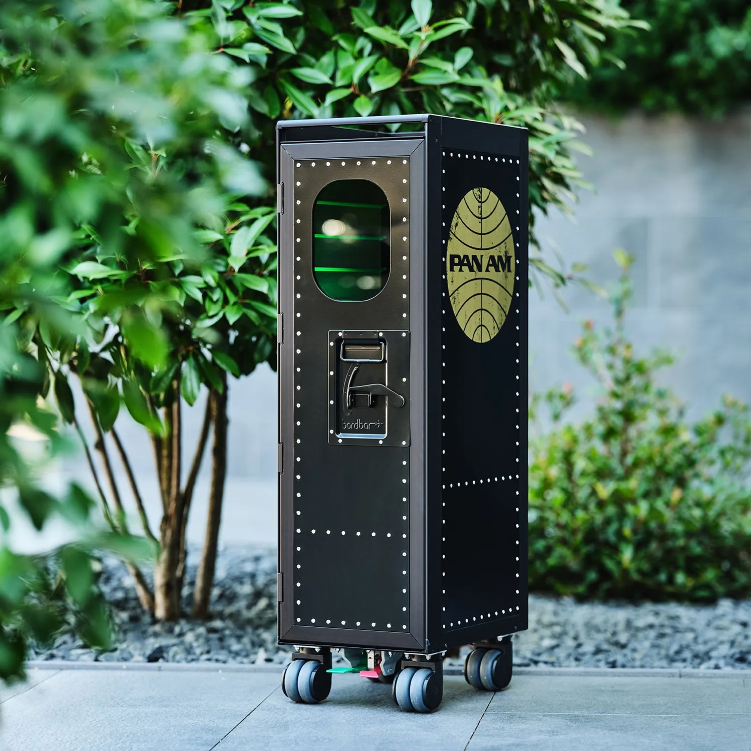 bordbar | rivet rocker trolley black | ensemble