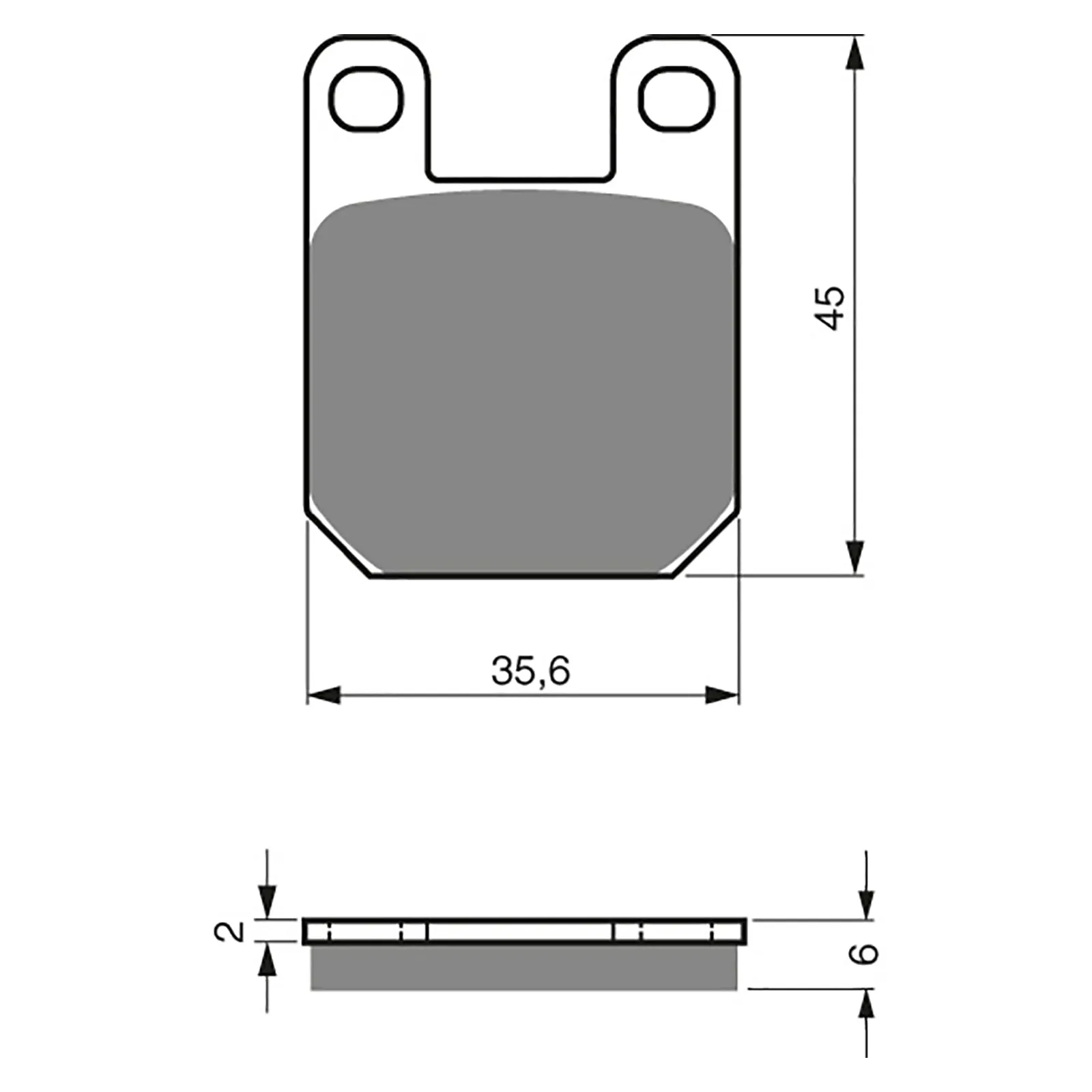 BRAKE PADS GOLDFREN SINTERED SPORTS GF121 - S3 ( PH88 )