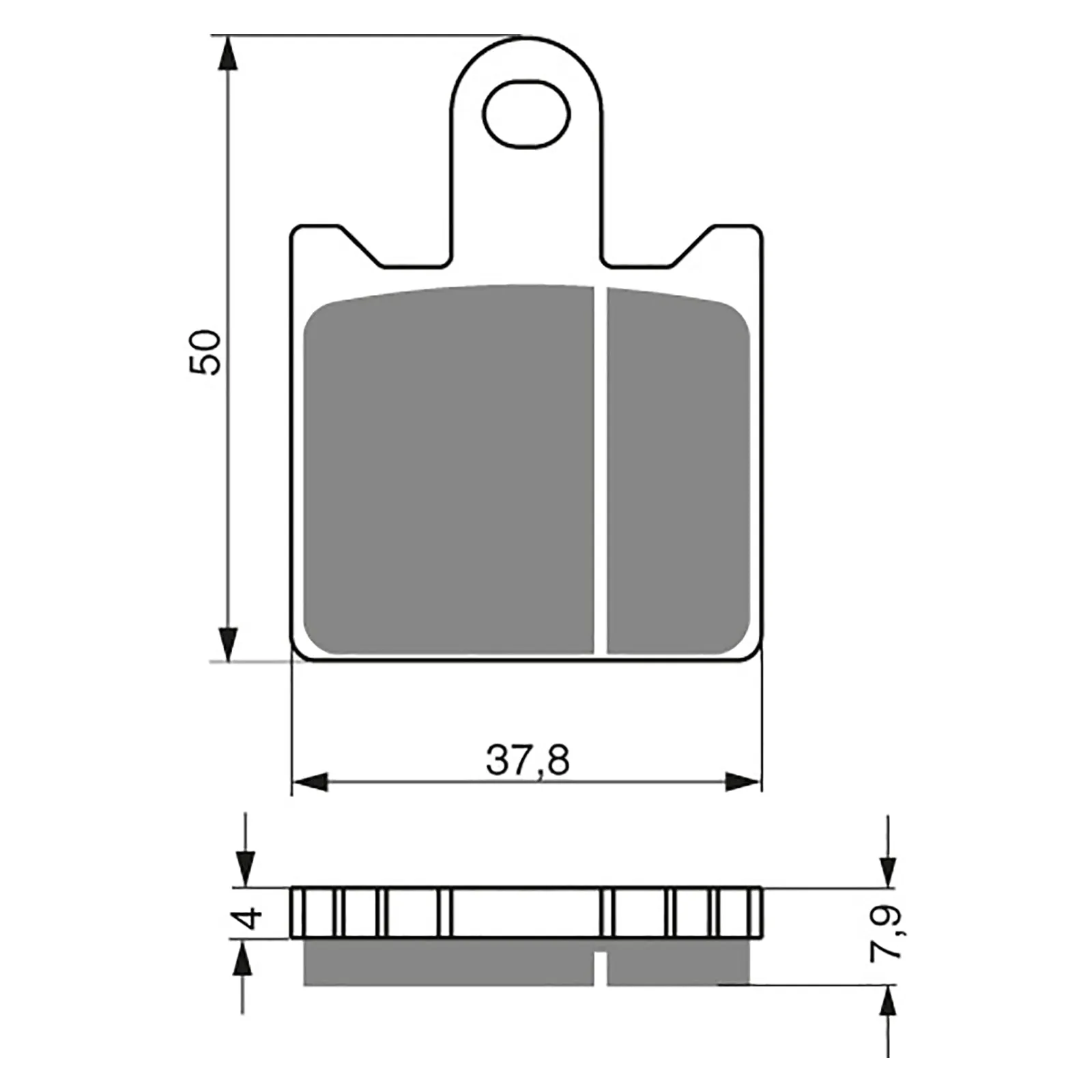BRAKE PADS GOLDFREN SINTERED SPORTS GF249 - S3 ( PH362 )