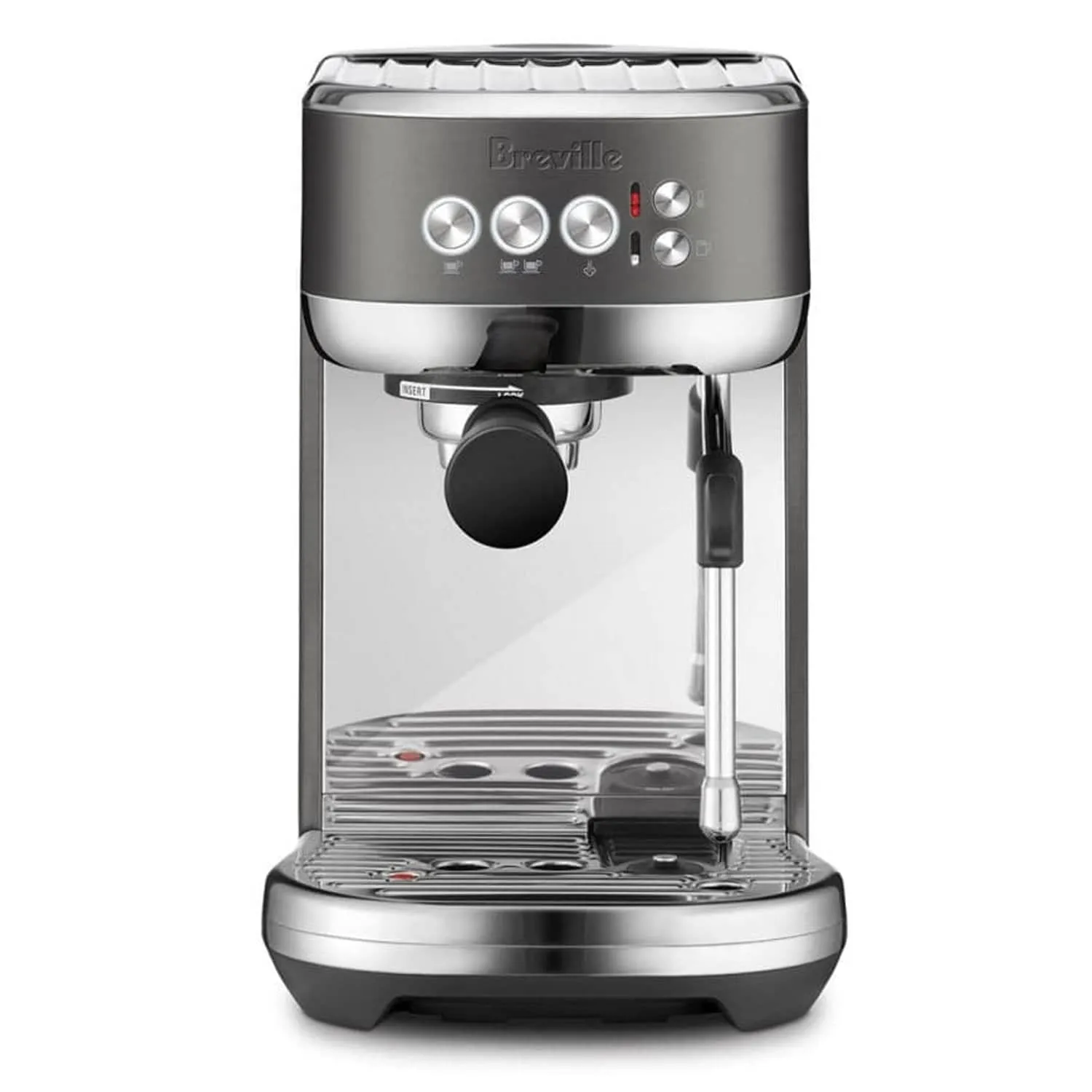 Breville the Bambino Plus - Black Stainless Steel Espresso Machine