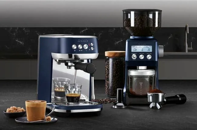 Breville The Bambino Plus - Damson Blue Espresso Machine