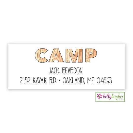 Camp Letters Notepad
