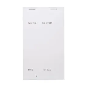 Carbonless Waiter Pad Triplicate (Pack of 50) - G525