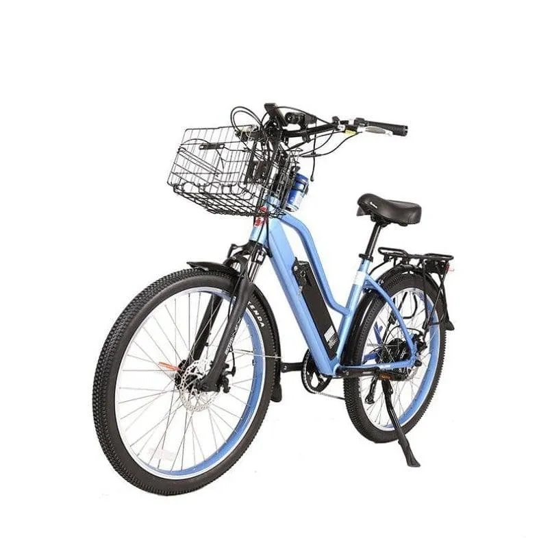 48-Volt Lithium-Powered Catalina Electric Bike: Step-Through Beach Cruiser Model