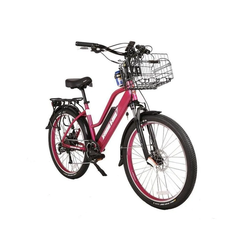 48-Volt Lithium-Powered Catalina Electric Bike: Step-Through Beach Cruiser Model