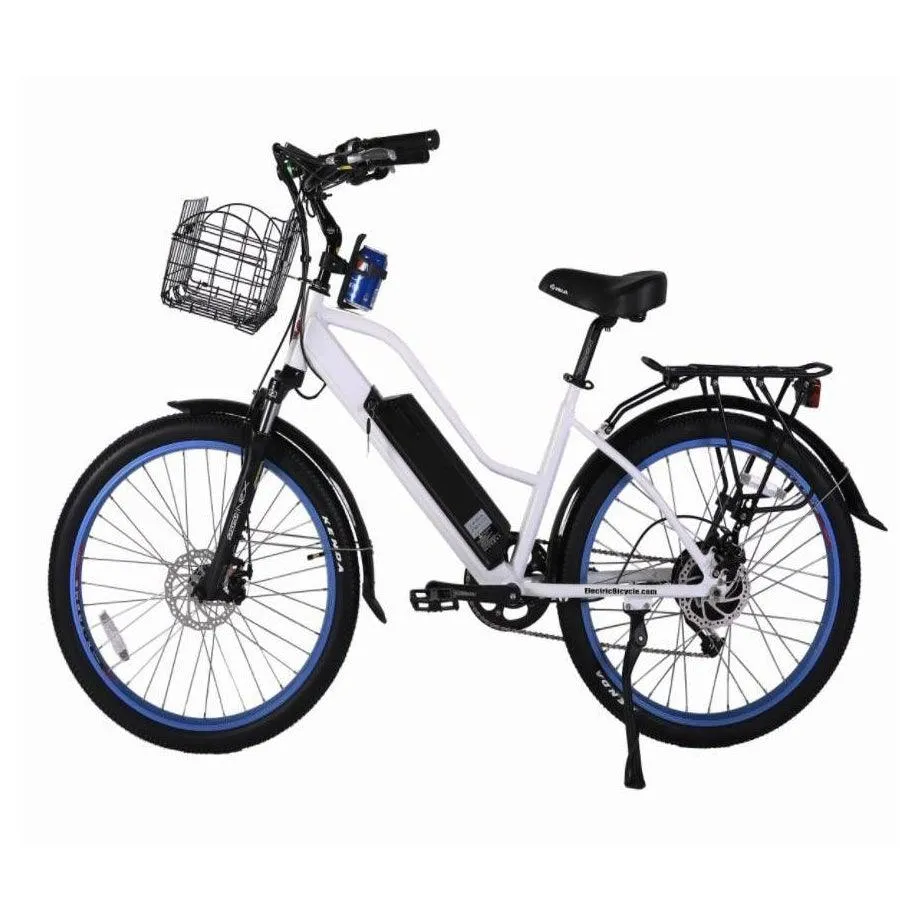 48-Volt Lithium-Powered Catalina Electric Bike: Step-Through Beach Cruiser Model
