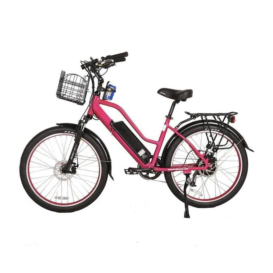 48-Volt Lithium-Powered Catalina Electric Bike: Step-Through Beach Cruiser Model