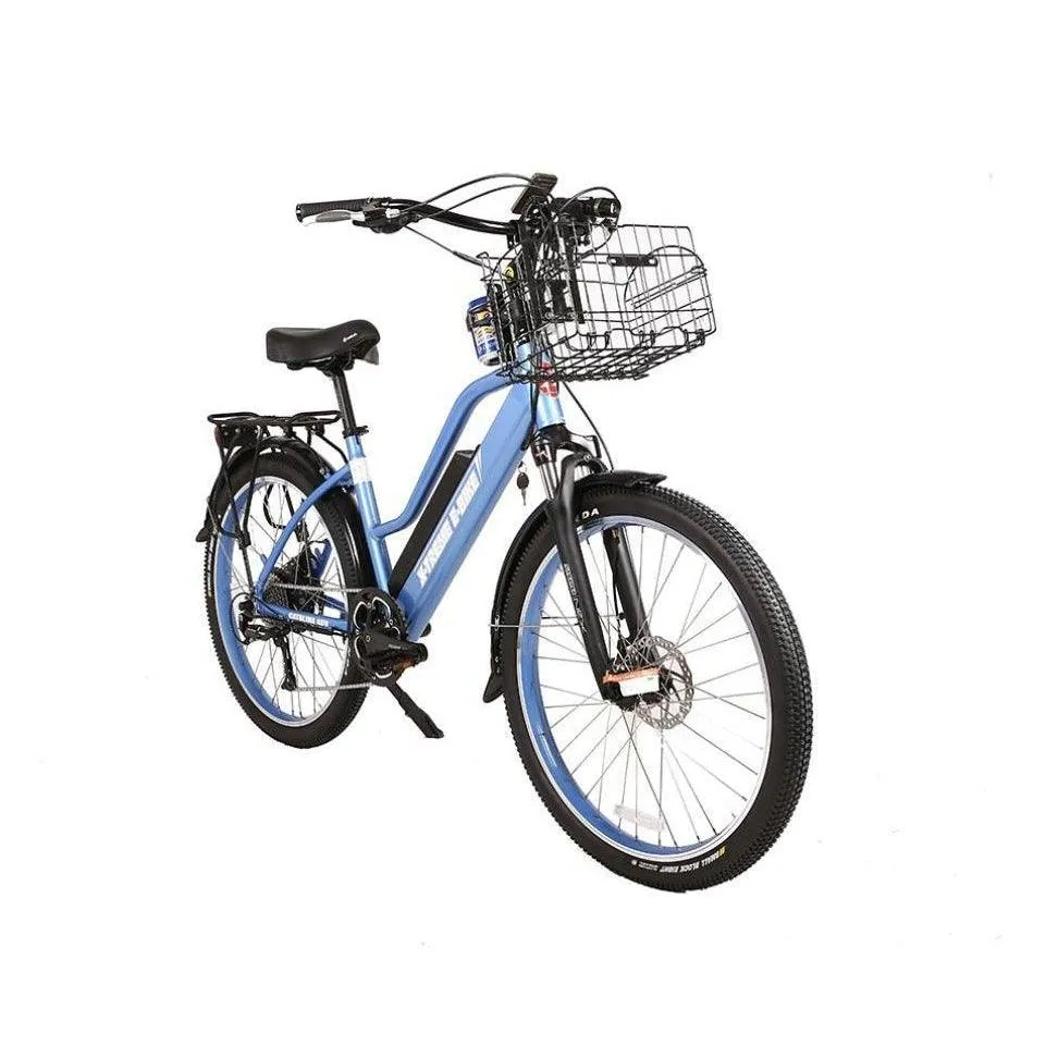 48-Volt Lithium-Powered Catalina Electric Bike: Step-Through Beach Cruiser Model