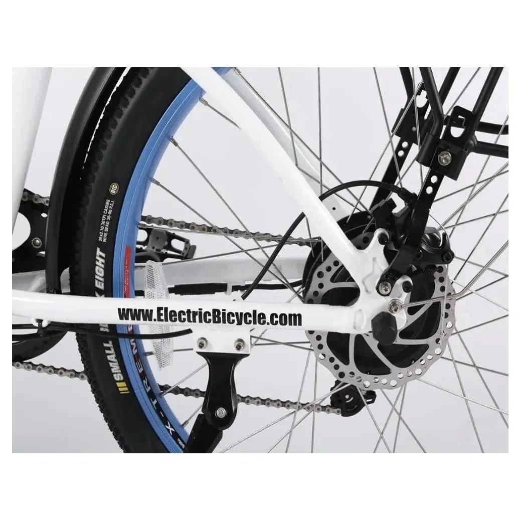 48-Volt Lithium-Powered Catalina Electric Bike: Step-Through Beach Cruiser Model
