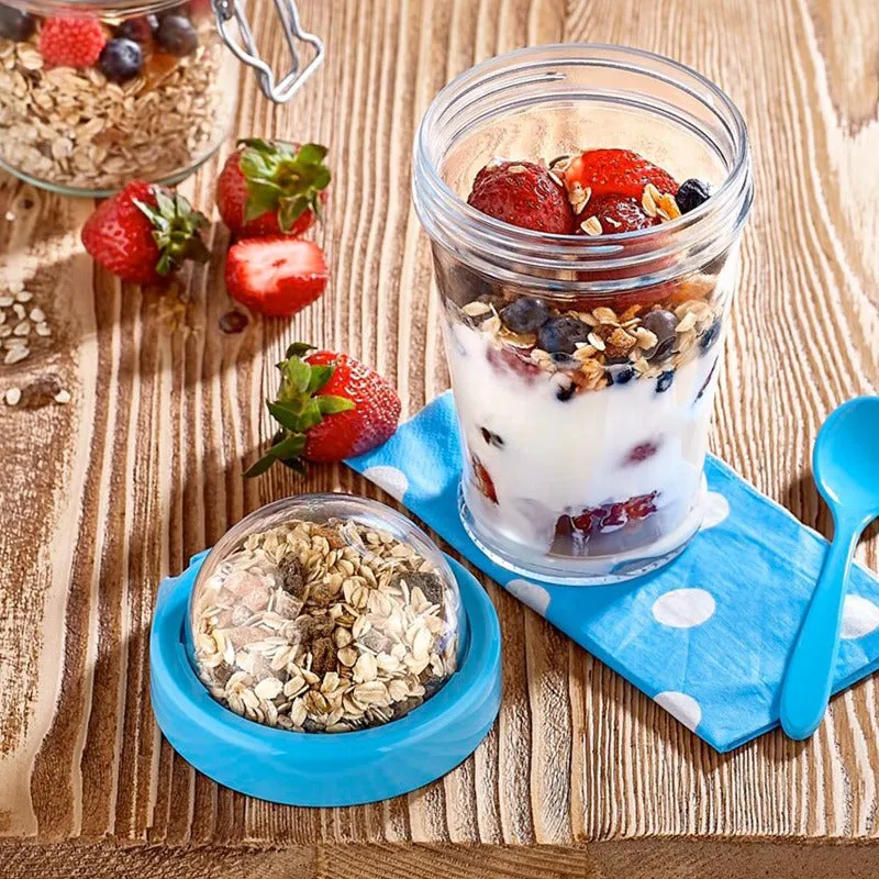 Cereal On the Go Cup, Meal Prep Container, 15 oz