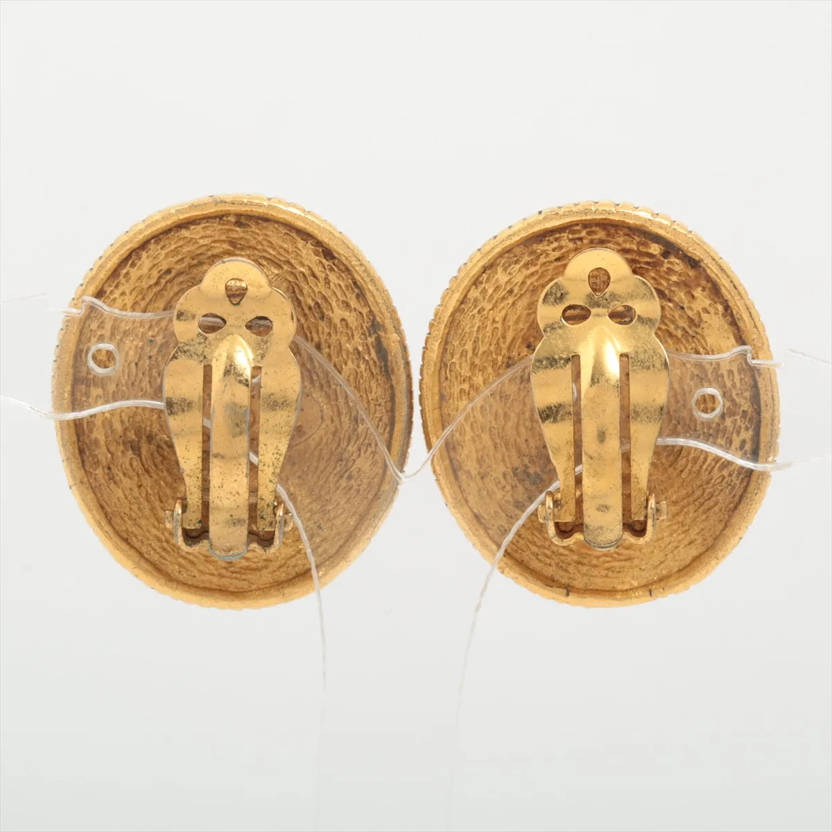 Chanel Angel Earring (for both ears) GP Gold Coco Oral Angel Vintage Earring