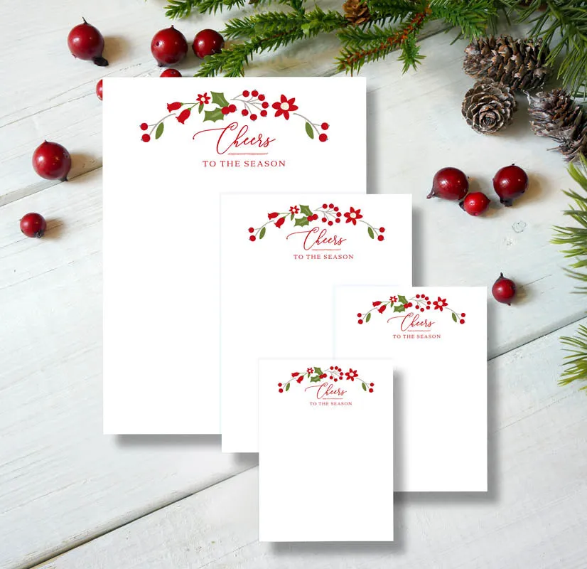 Cheers to the Season Notepad
