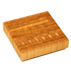 Cheese CHE End Grain Cutting Board by Larch Wood