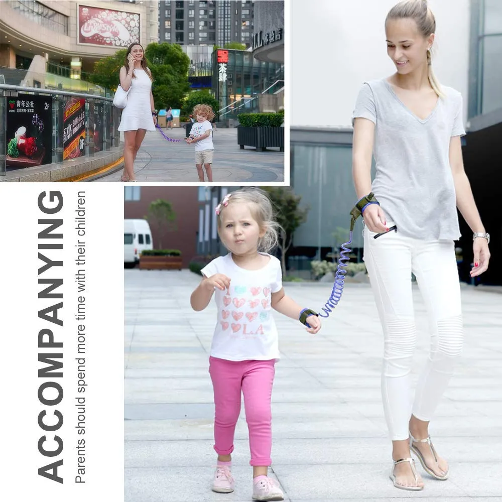 Child Anti Lost Wrist Link Skin Care Wrist Link Belt Sturdy Flexible Safety Handcuff Wristband Leash Travel