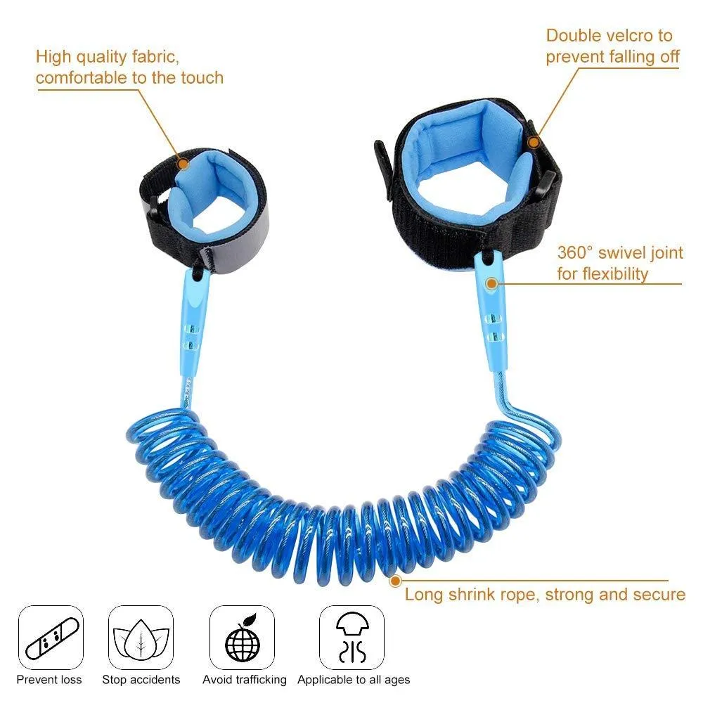 Child Anti Lost Wrist Link Skin Care Wrist Link Belt Sturdy Flexible Safety Handcuff Wristband Leash Travel