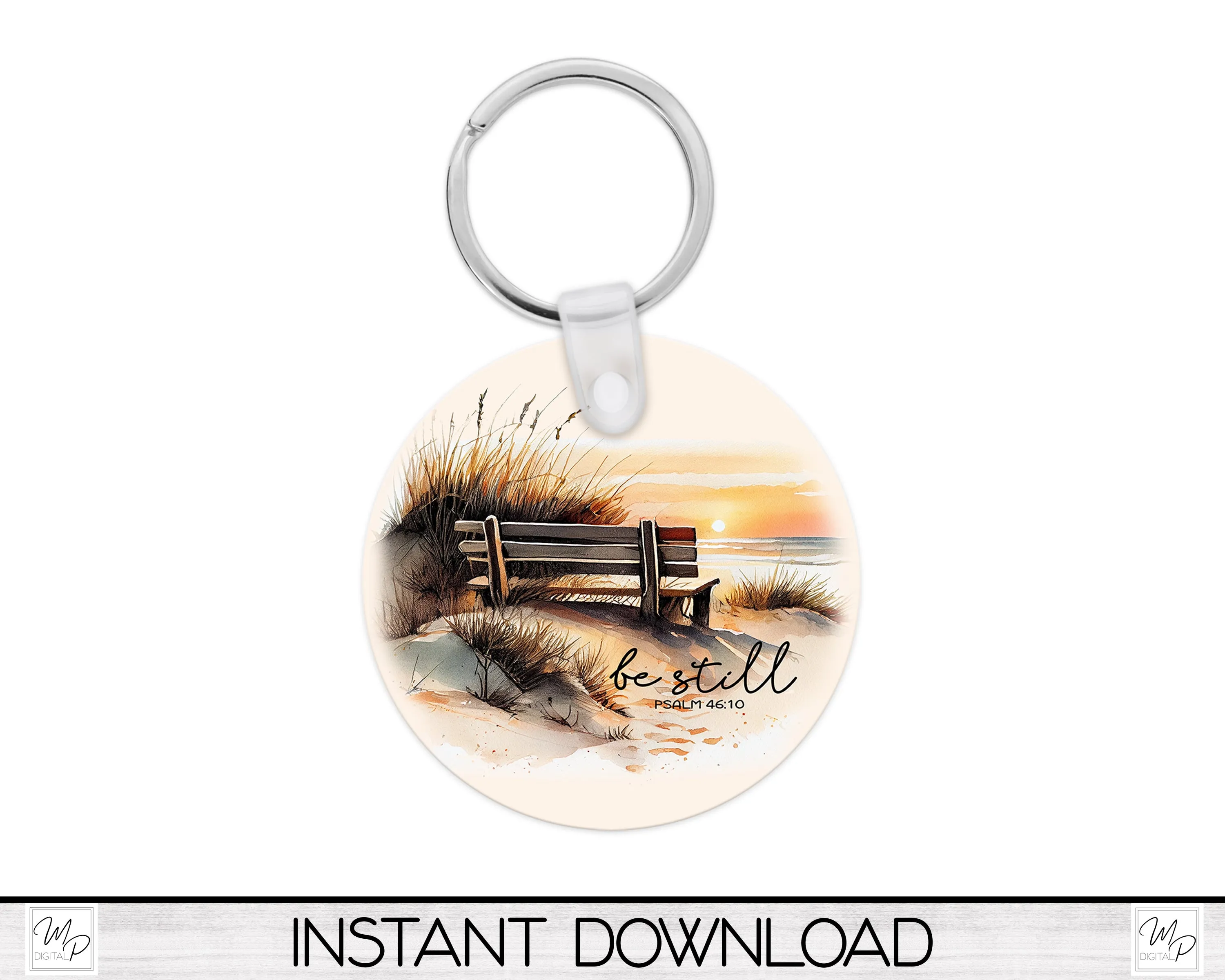 Christian Circle Front Door Hanger PNG Design for Sublimation, Digital Download