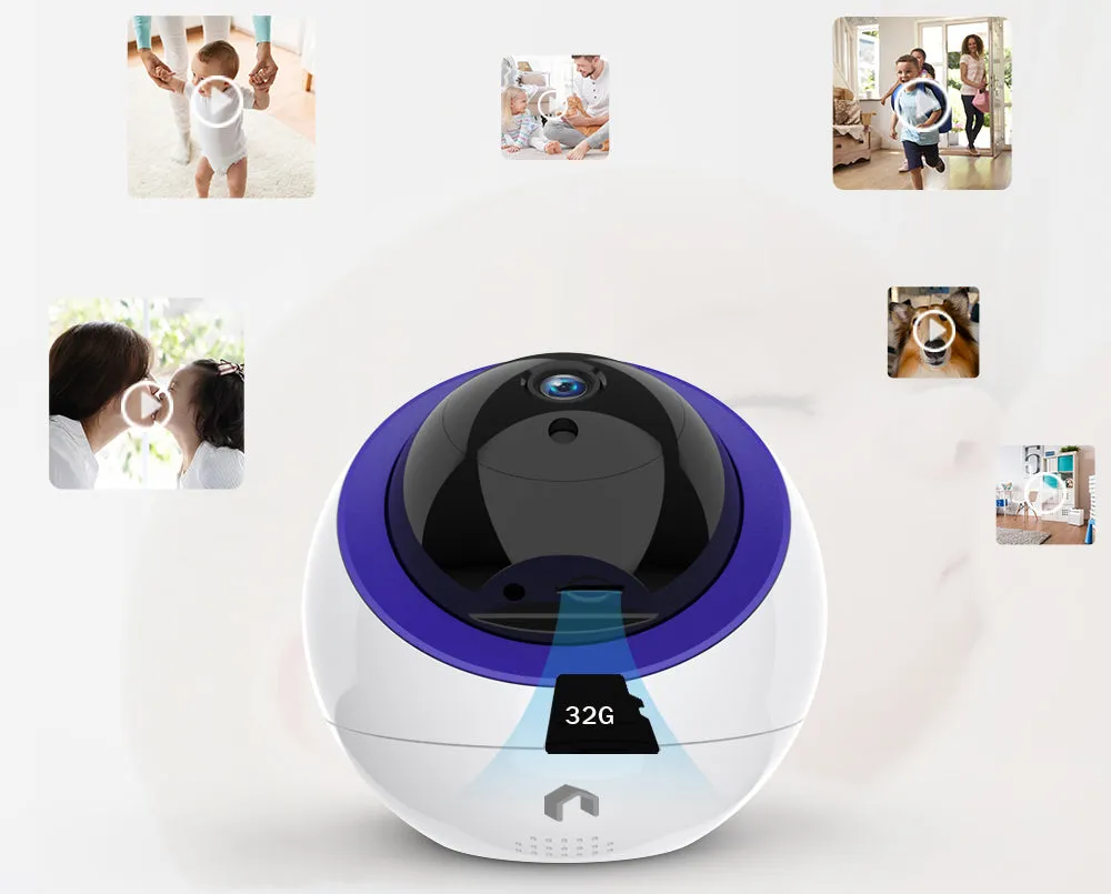 CM300 Smart Wireless Dome Camera (Works with Alexa and Google Assistant)