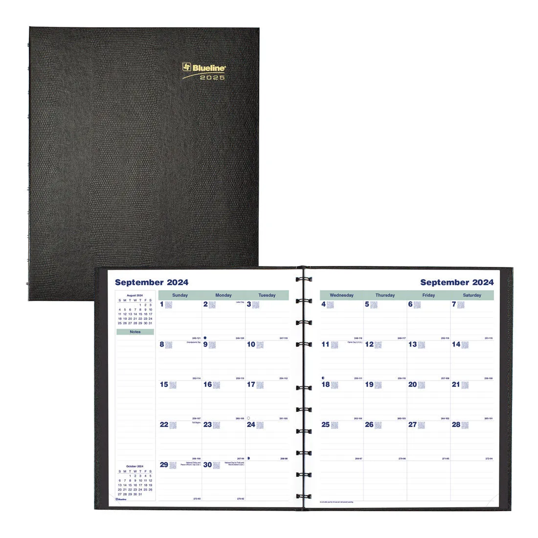 CoilPro™ Plan & Link™ Monthly Planner 2025, English, Black (C1512C.81-25)
