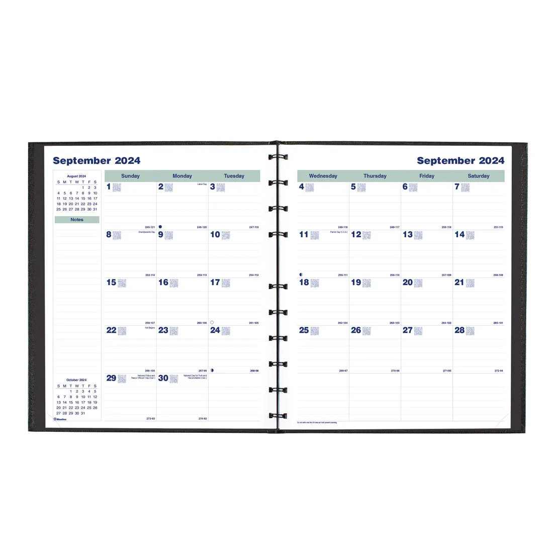 CoilPro™ Plan & Link™ Monthly Planner 2025, English, Black (C1512C.81-25)