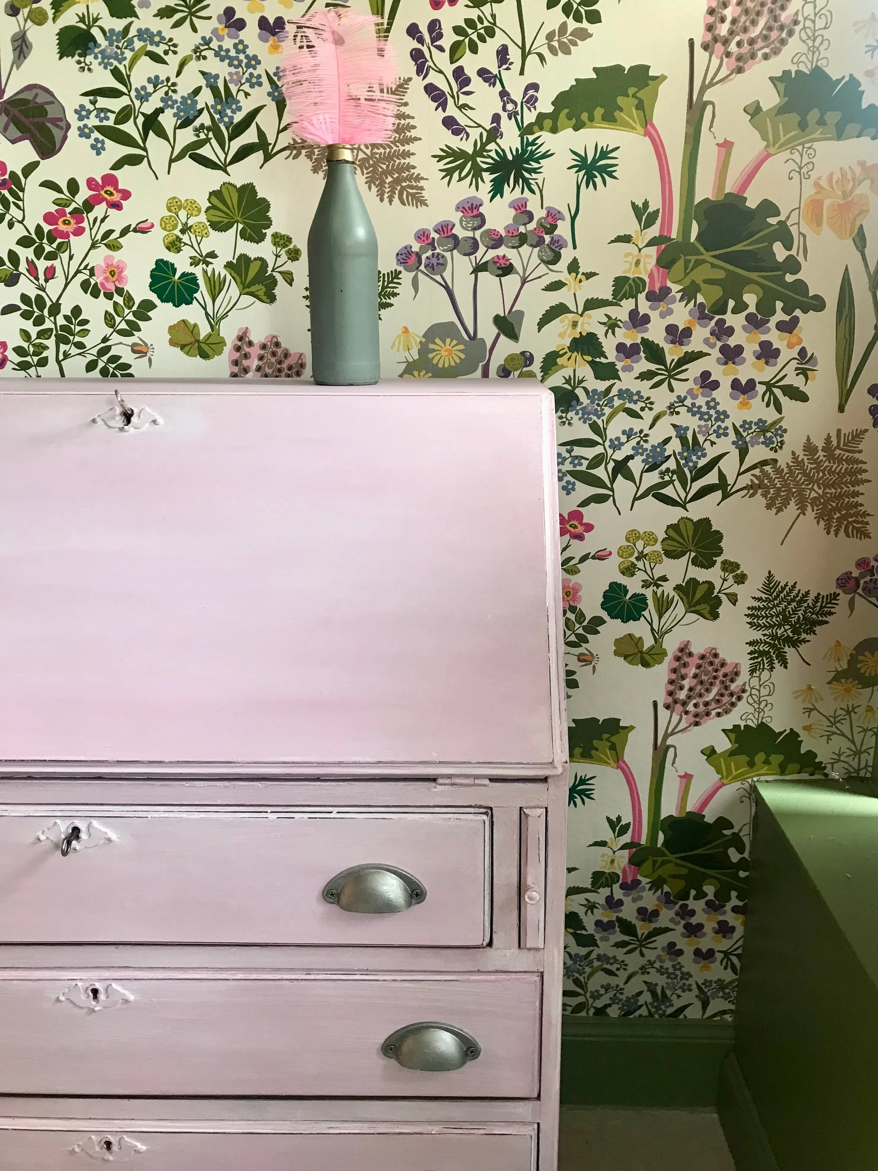 commission for Annette Vintage writing bureau