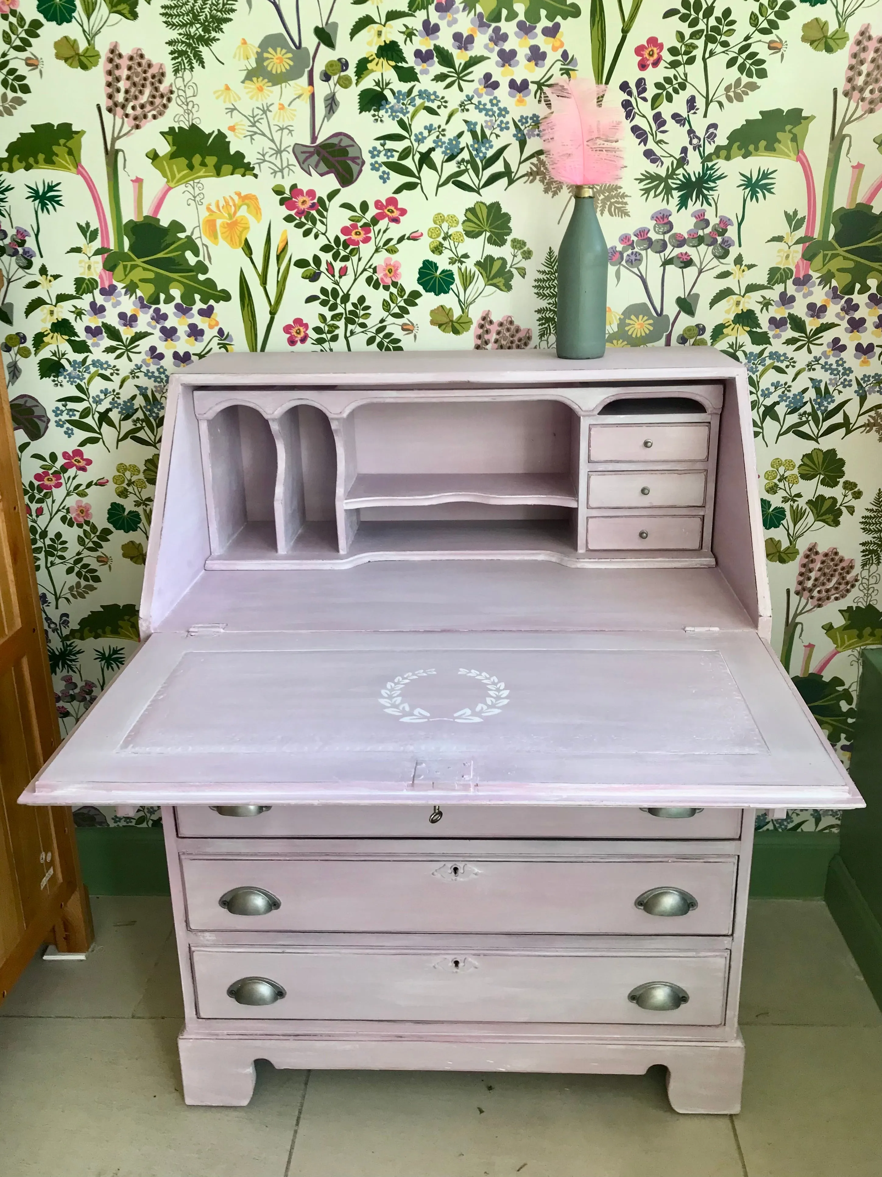 commission for Annette Vintage writing bureau