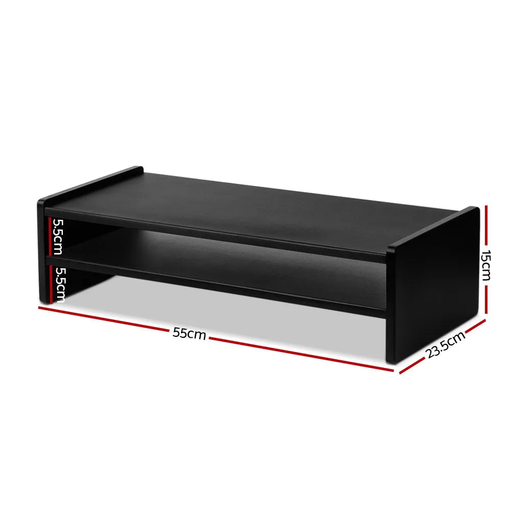 Computer Monitor Riser - Black