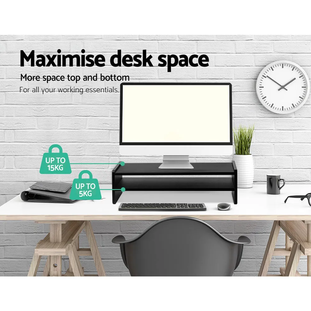 Computer Monitor Riser - Black